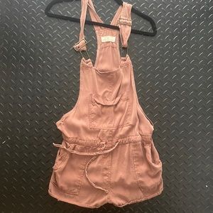 Thread and Supply linen short overalls